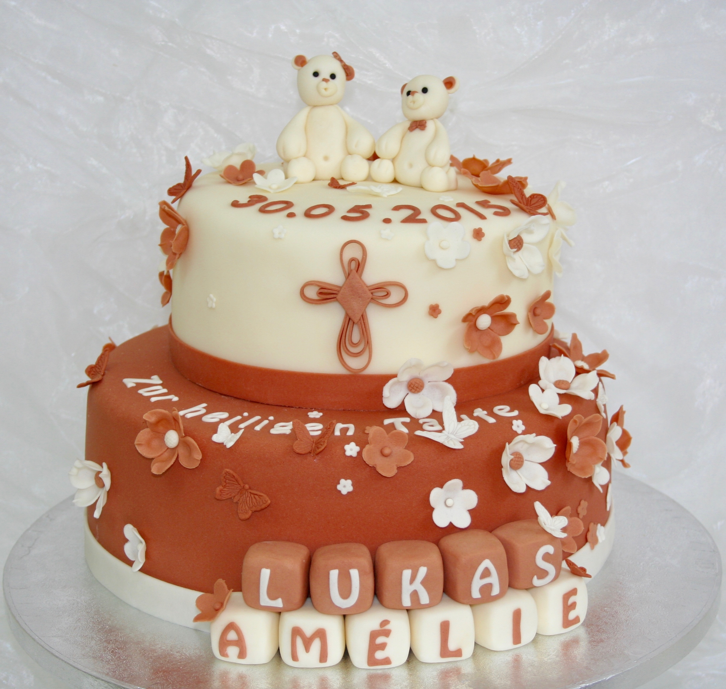 Tauftorte Lukas & Amélie