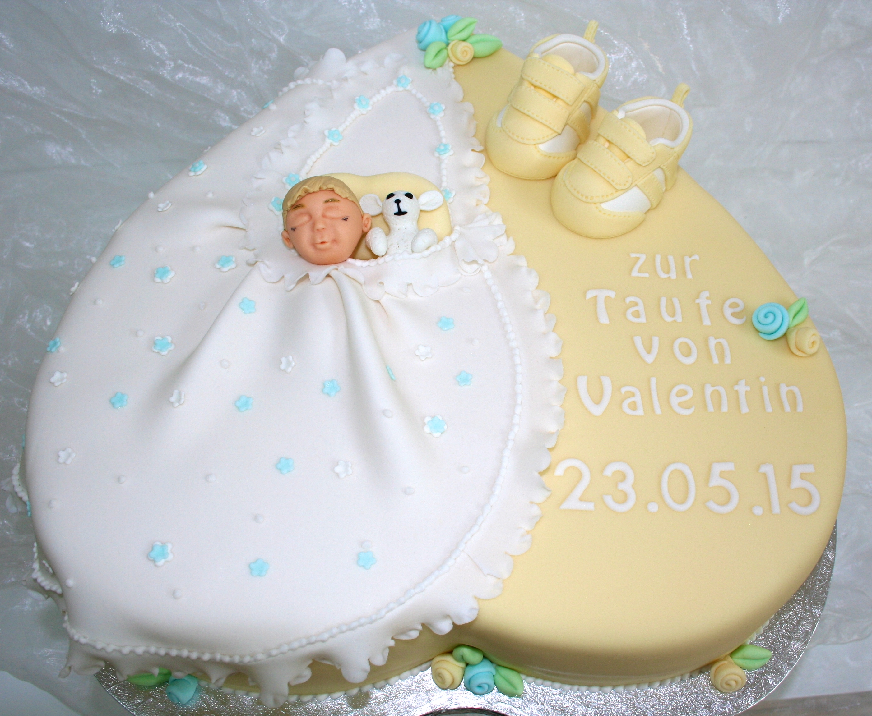 Tauftorte Valentin