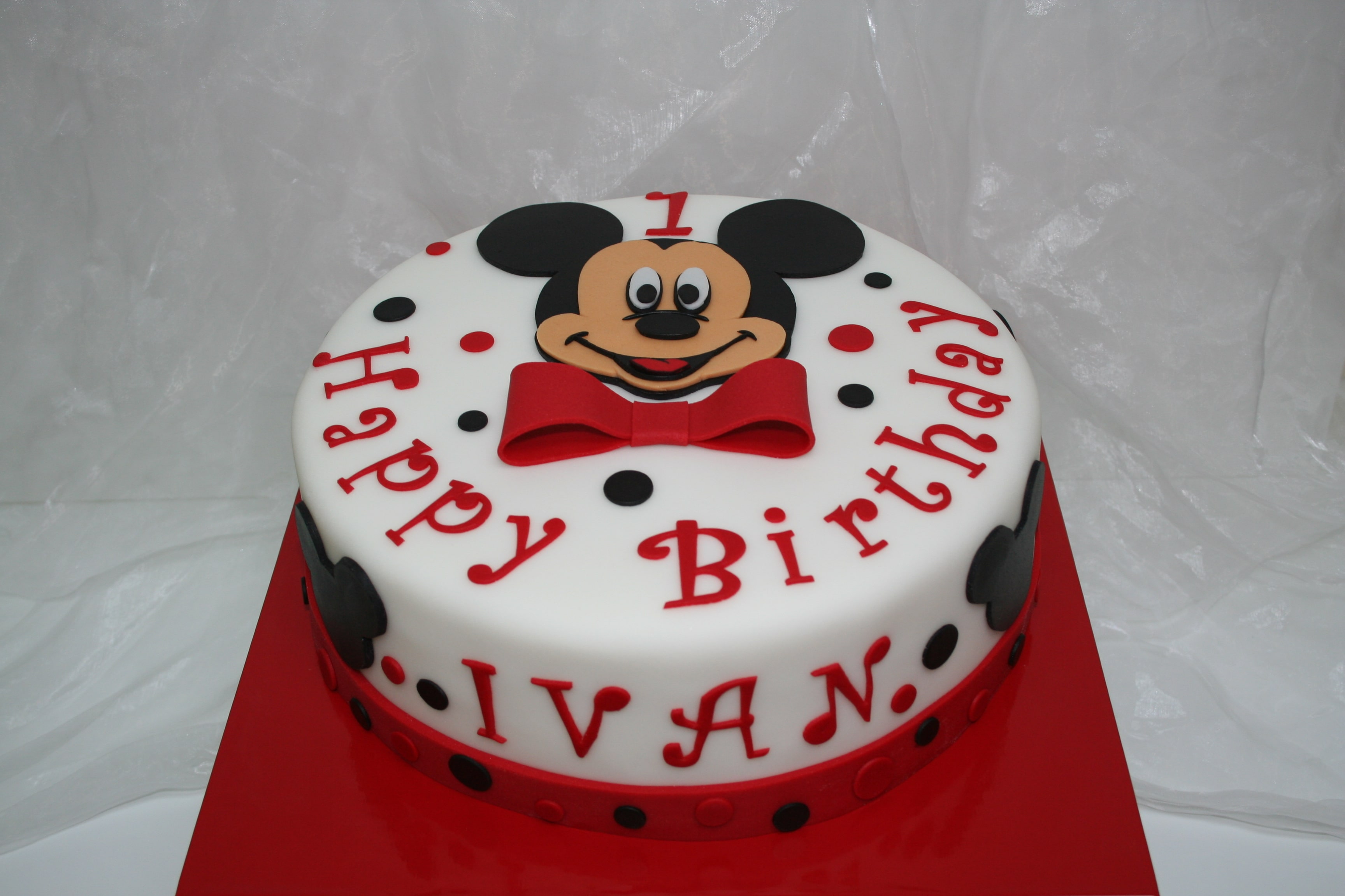 Mickey Mouse Geburtstagstorte Ivan