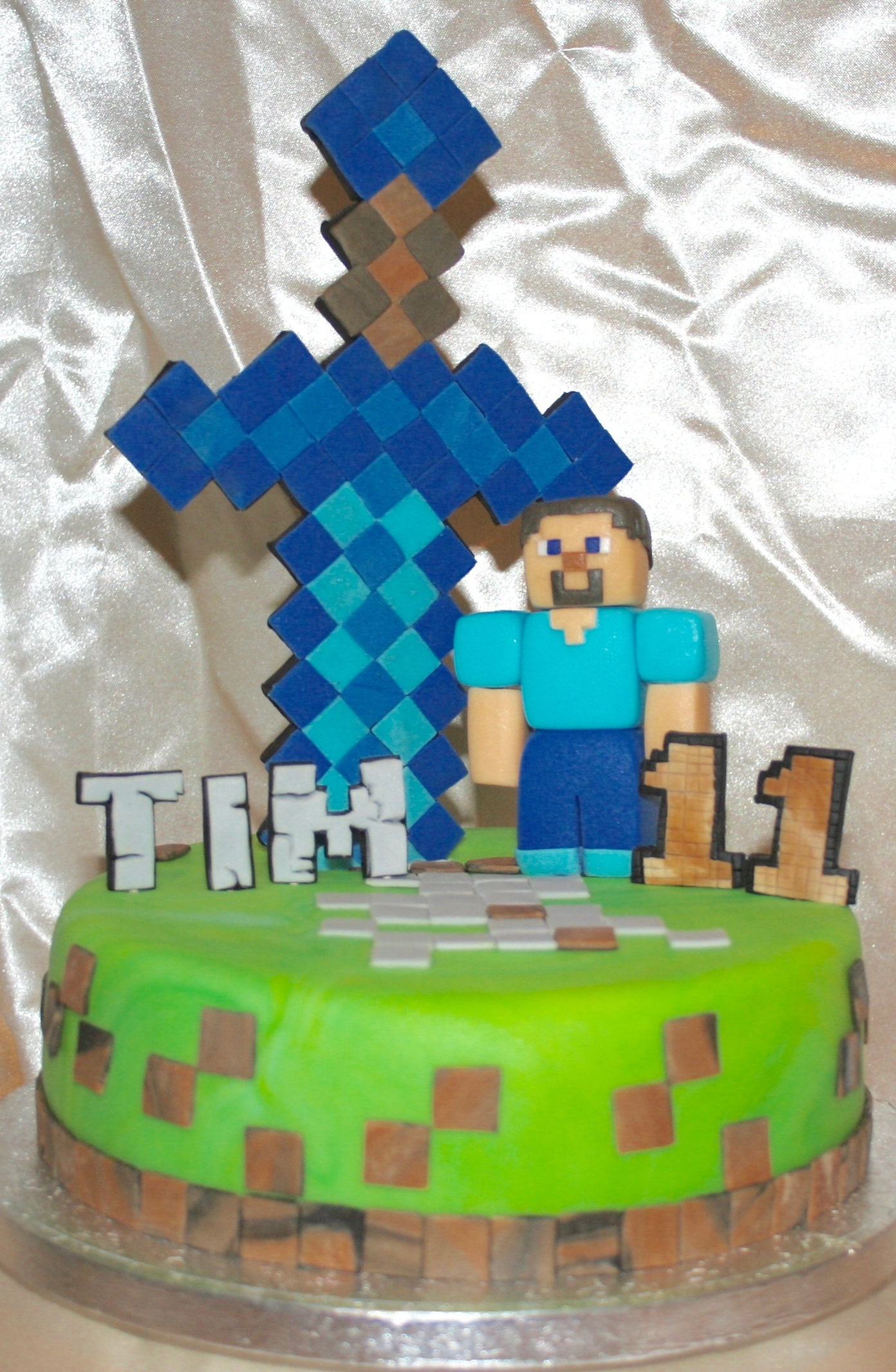 Minecraft-Torte Tim