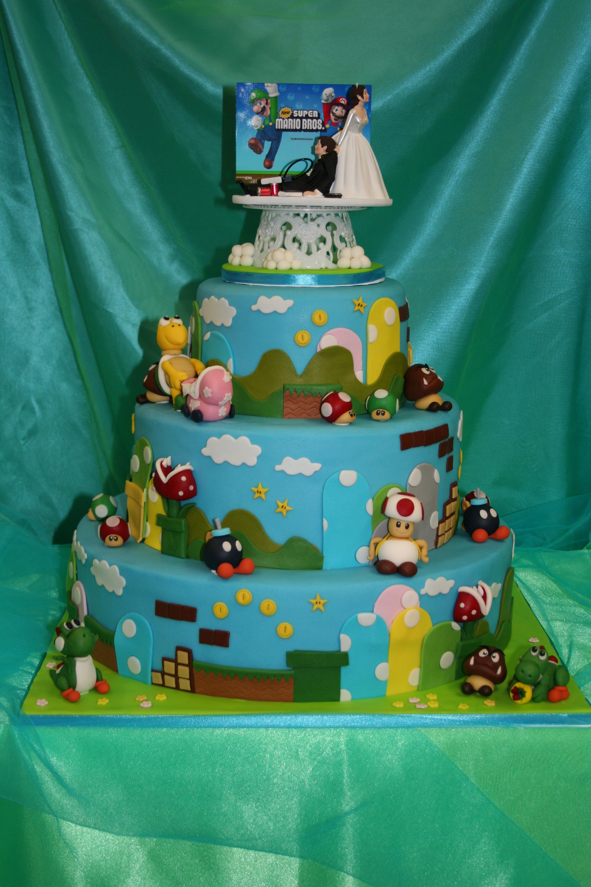 Super Mario Hochzeitstorte